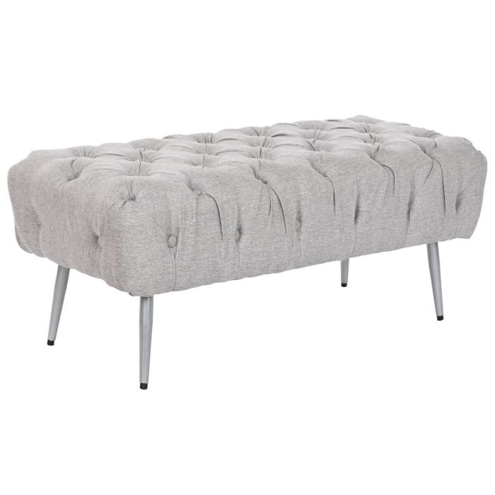 Descalzadora Chic DKD Home Decor Gris Plateado 46 x 42 x 103 cm