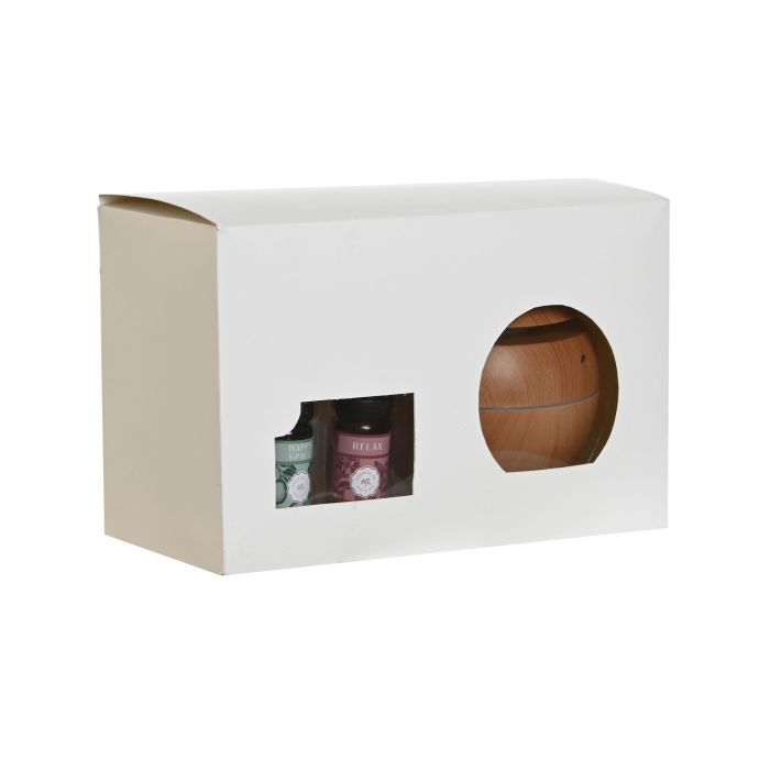 Difusor Aroma Urban DKD Home Decor Marron 10 x 10 x 10 cm Set de 3 (2 Unidades) 1