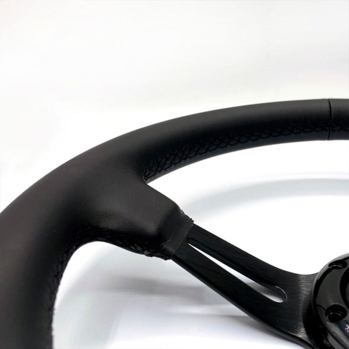 Volante Racing OCC Motorsport OCCVOL016 Negro Cuero Ø 35 cm 6 Volante Racing OCC Motorsport OCCVOL016 Negro Cuero Ø 35 cm 6