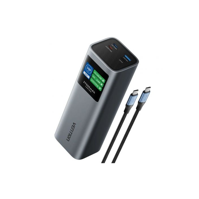 Powerbank 27000mAh Vention FKEH0/ 140W/ Gris 0 Powerbank 27000mAh Vention FKEH0/ 140W/ Gris 0