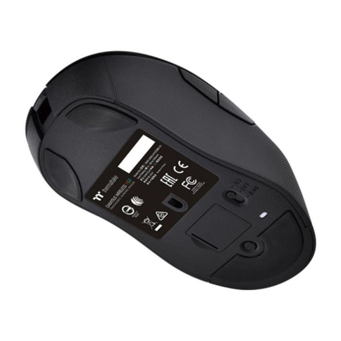 Thermaltake GMO-DMS-HYOOBK-01 Ratón Gaming Óptico Inalámbrico Bluetooth 19000 DPI Mano Derecha Negro 3