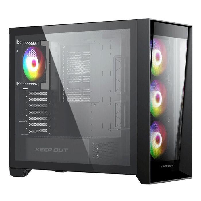Caja Semitorre ATX KEEP OUT XC-911 PRO MASTER Negro 1 Caja Semitorre ATX KEEP OUT XC-911 PRO MASTER Negro 1