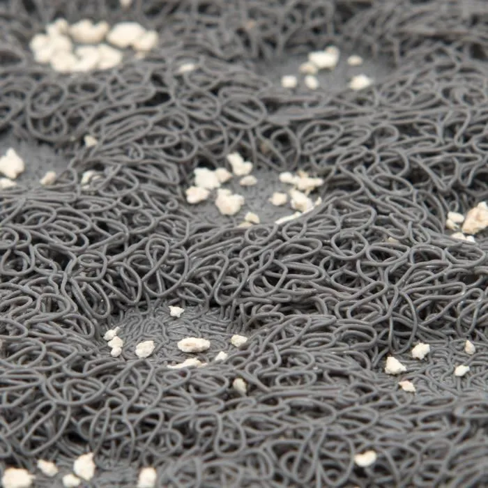 Cat It Tapete para Caja de Arena Grande Gris 90 x 60 cm para Gato 1