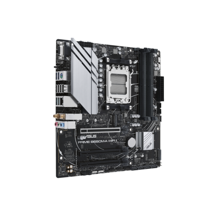 Asus 90MB1EG0-M0EAY0 Placa Base Prime B650M-A WiFi II Socket AM5 Ryzen 7000 Micro ATX WiFi 6 2.5G Ethernet PCIe 5.0 M.2 1 Asus 90MB1EG0-M0EAY0 Placa Base Prime B650M-A WiFi II Socket AM5 Ryzen 7000 Micro ATX WiFi 6 2.5G Ethernet PCIe 5.0 M.2 1