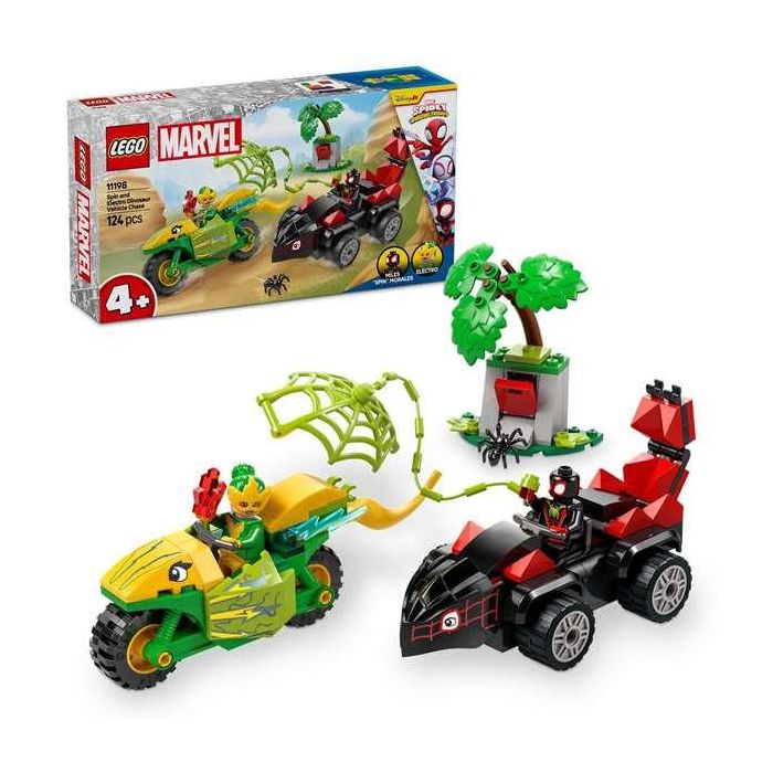 Juego de construccion spin y electro: duelo de vehículos dinosaurio lego spidey 3 Juego de construccion spin y electro: duelo de vehículos dinosaurio lego spidey 3