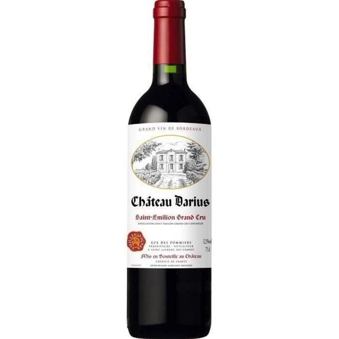 Château Darius 2016 Saint Emilion Grand Cru - Vino tinto de Burdeos