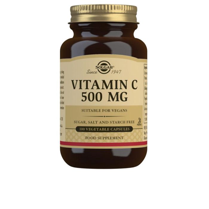 SOLGAR Vitamina C 500mg 100 Vegicaps Contribuye al Sistema Inmune Apto Veganos SOLGAR Vitamina C 500mg 100 Vegicaps Contribuye al Sistema Inmune Apto Veganos