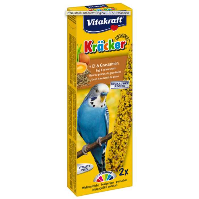 Vitakraft Barritas Periquito Huevo y Semilla para Aves, 7 Paquetes de 2 Unidades 1