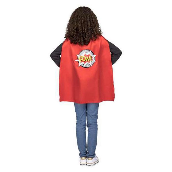 Capa súper héroe roja 3-6 años 4 Capa súper héroe roja 3-6 años 4