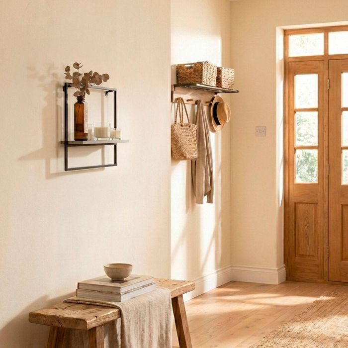 Estante Max Home Hierro Madera MDF 35 x 35 x 12 cm (6 Unidades) 2