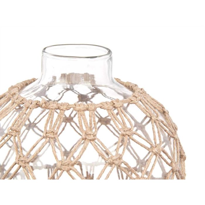 Esfera Vidrio Cuerda Natural Grd Giftdecor 21X23CM (4 Unidades) 2 Esfera Vidrio Cuerda Natural Grd Giftdecor 21X23CM (4 Unidades) 2