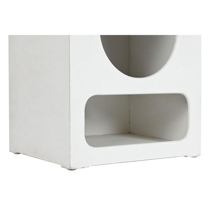 Mesita De Noche Moderno DKD Home Decor Blanco 30 x 48 x 40 cm 3