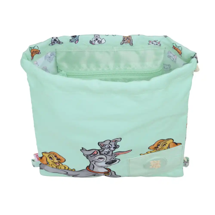 Bolsa Mochila con Cuerdas Azul 26 x 34 x 1 cm 3