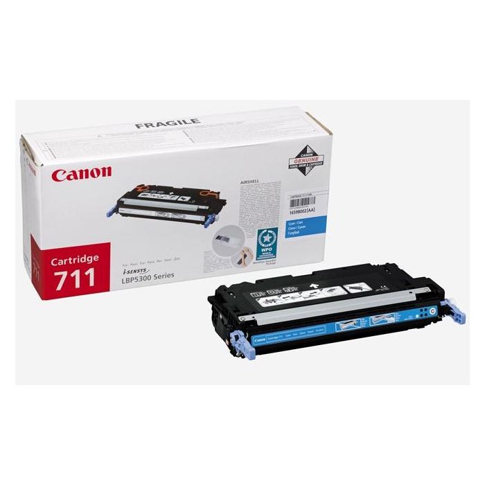 Canon Toner 711 1659B002 Cyan – hasta 6.000 páginas