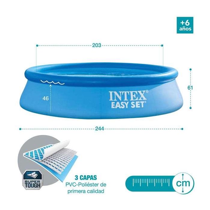 Piscina Hinchable Intex 28108NP 1942 L 244 x 61 x 244 cm 18