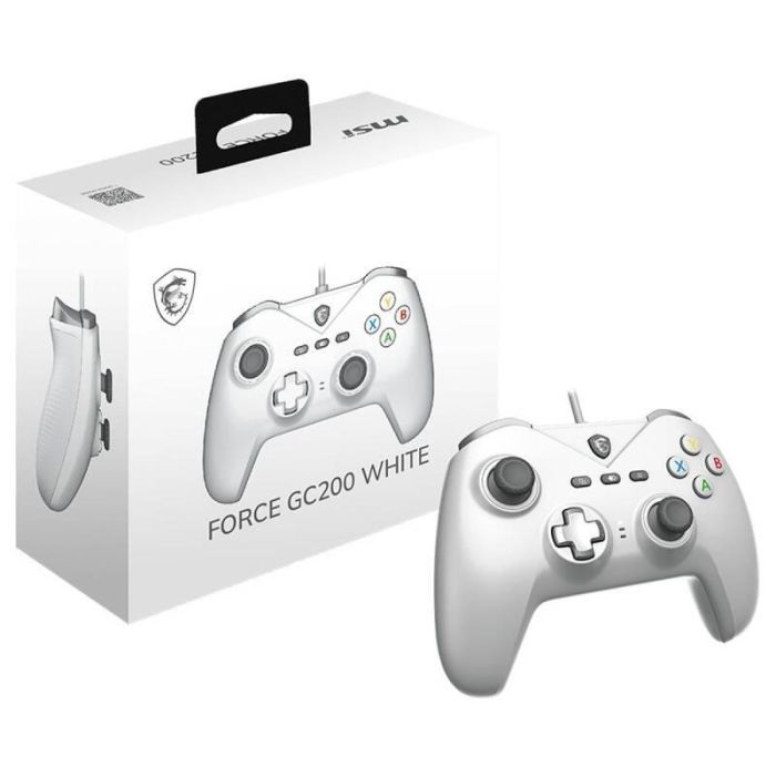 MSI FORCE GC200 S10-04G0120-EC4 - Gamepad Blanco para PC 1 MSI FORCE GC200 S10-04G0120-EC4 - Gamepad Blanco para PC 1
