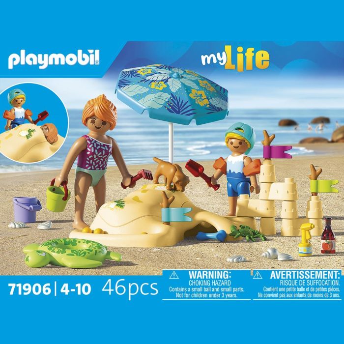 Playmobil 71906 Familia jugando en la arena de la playa, vacaciones en la playa 1 Playmobil 71906 Familia jugando en la arena de la playa, vacaciones en la playa 1