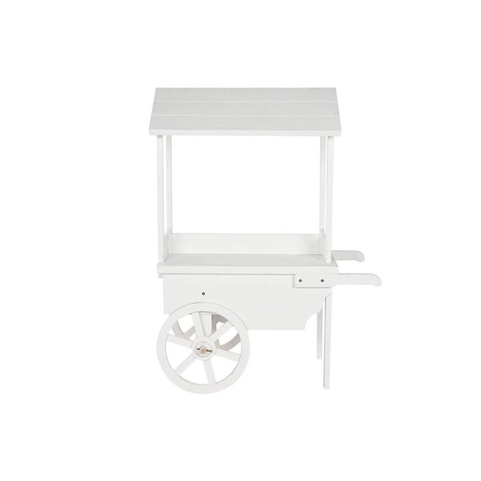 Carro Shabby DKD Home Decor Blanco 51 x 114 x 85 cm 1 Carro Shabby DKD Home Decor Blanco 51 x 114 x 85 cm 1