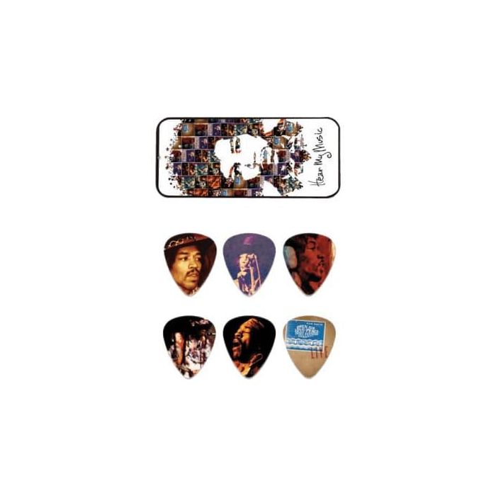 DUNLOP Hear My Music Bote Púas Guitarra Medium 8.6x3x1.3 cm