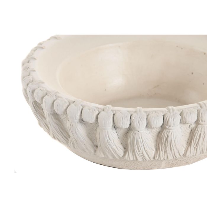 Portavela Tropical DKD Home Decor Blanco 23 x 20 x 23 cm (4 Unidades) 3 Portavela Tropical DKD Home Decor Blanco 23 x 20 x 23 cm (4 Unidades) 3