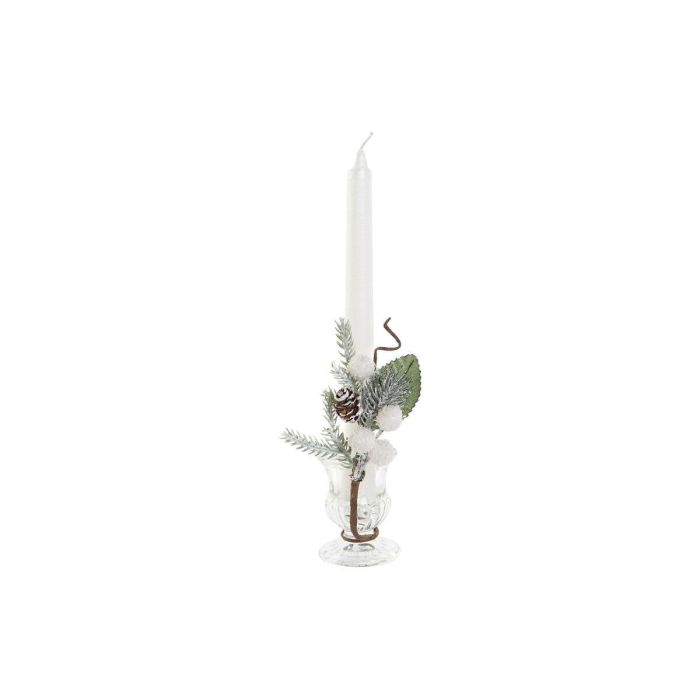 Vela Navidad Moderna DKD Home Decor Blanco 2 x 20 x 2 cm Set de 4 4 Vela Navidad Moderna DKD Home Decor Blanco 2 x 20 x 2 cm Set de 4 4