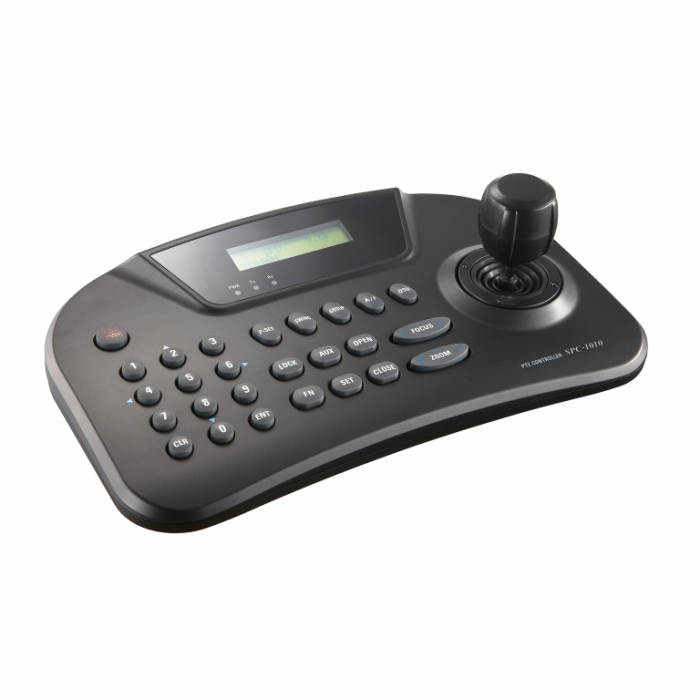 (SPC-1010) Hanwha Teclado Control Ptz. Hasta 255 Unidades, Joystick 3D, Multiprotocolo, Control Rs-485 / 422, 12V 1 (SPC-1010) Hanwha Teclado Control Ptz. Hasta 255 Unidades, Joystick 3D, Multiprotocolo, Control Rs-485 / 422, 12V 1
