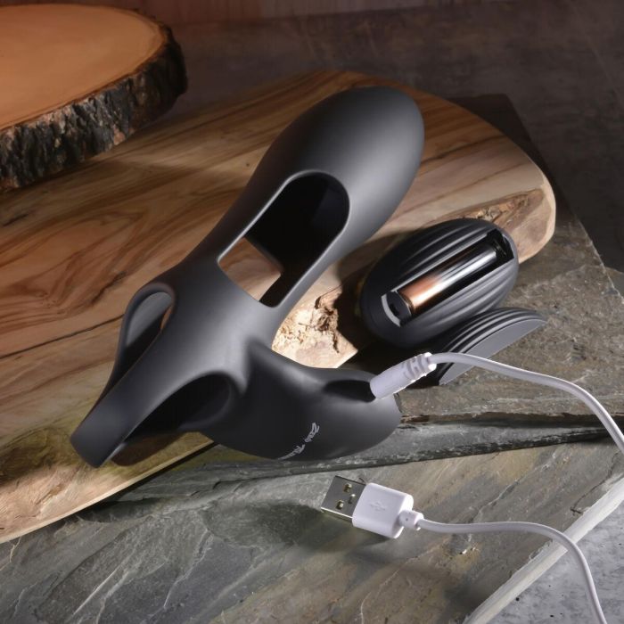 Vibrador Doble Estimulación Evolved Zero Tolerance black 12 Vibrador Doble Estimulación Evolved Zero Tolerance black 12