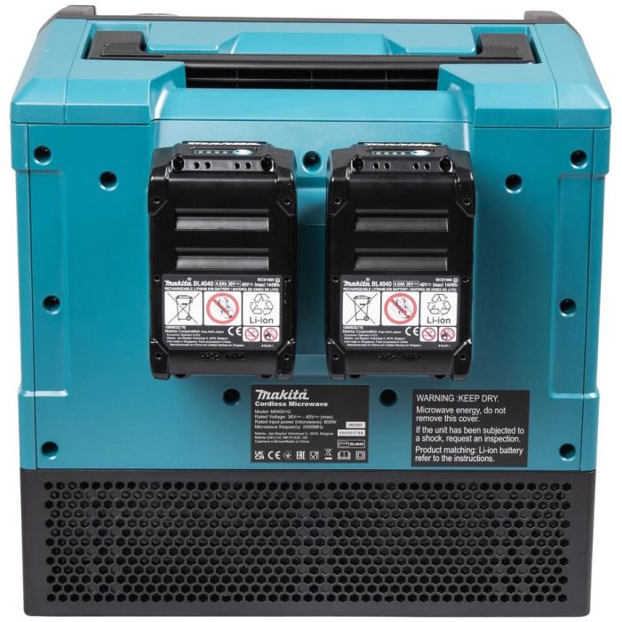 Makita MW001GZ Akku-Mikrowelle 40V 12 Makita MW001GZ Akku-Mikrowelle 40V 12