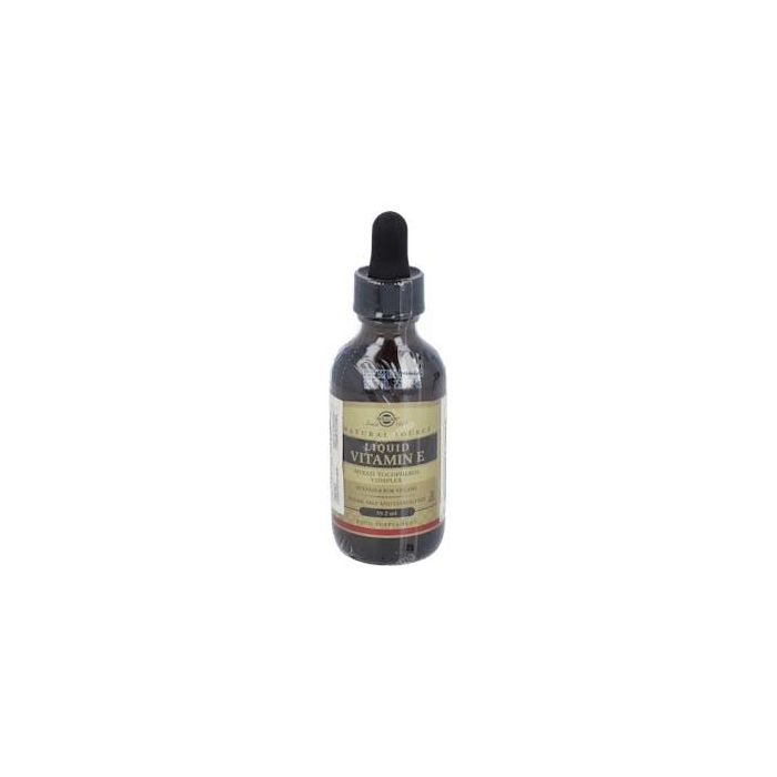 SOLGAR Vitamina E Líquida 60ml D-alfa-tocoferol, 150 UI, Antioxidante. Apoyo inmunitario y apta para veganos