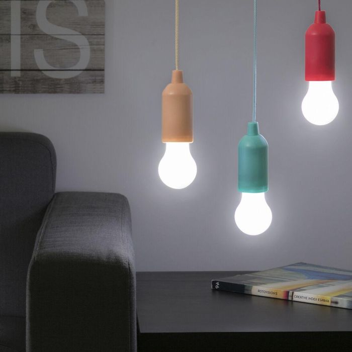 Bombilla LED Portátil con Cordón Bulby InnovaGoods 0 Bombilla LED Portátil con Cordón Bulby InnovaGoods 0