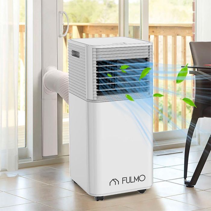 Fulmo Aire acondicionado portátil solo frío 7000BTU/hora 800W, ventilador, deshumidificador, ideal para 10-16m² 3