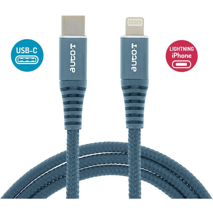 Cable - AUTO T - 540348 - USB-C - Lightning 1 Cable - AUTO T - 540348 - USB-C - Lightning 1