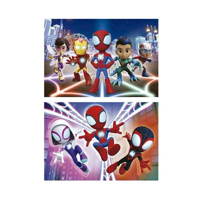 Puzzle 2x16 piezas spidey & his amazing friends 1 Puzzle 2x16 piezas spidey & his amazing friends 1