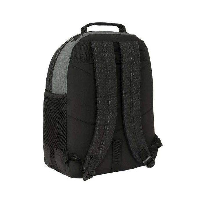 Mochila Escolar BlackFit8 Old school Negro Gris 32 x 42 x 15 cm 1