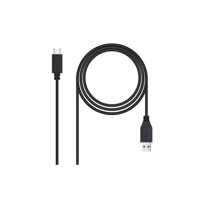 Cable USB 3.1 Tipo-C Nanocable 10.01.4002/ USB Tipo-C Macho - USB Macho/ 2m/ Negro Cable USB 3.1 Tipo-C Nanocable 10.01.4002/ USB Tipo-C Macho - USB Macho/ 2m/ Negro