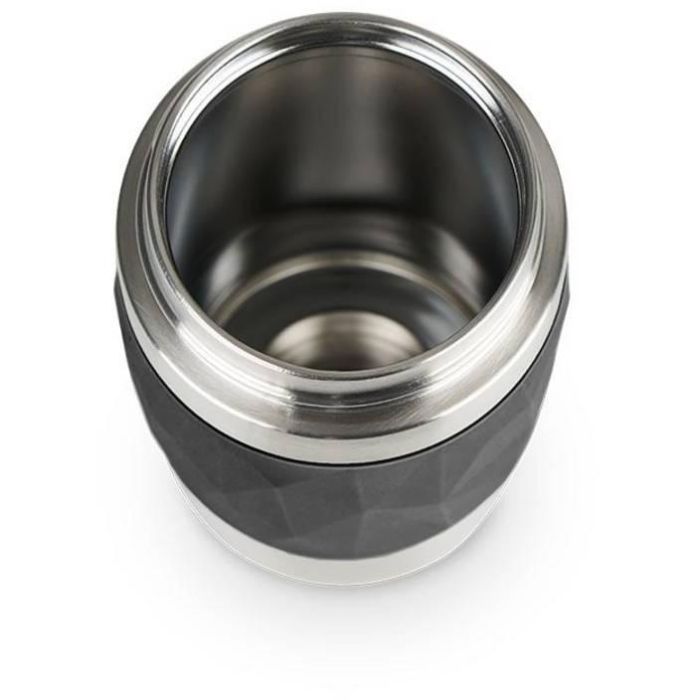 Emsa TRAVEL MUG Compact Thermobecher (schwarz/edelstahl, 0,3 Liter, Drehverschluss) 5 Emsa TRAVEL MUG Compact Thermobecher (schwarz/edelstahl, 0,3 Liter, Drehverschluss) 5