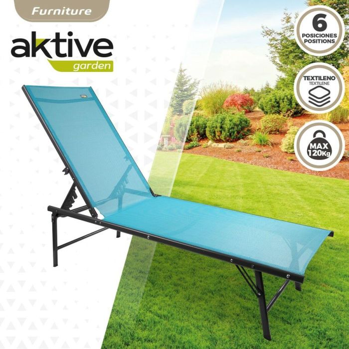 Hamaca Aktive Azul 180 x 35 x 49 cm (2 Unidades) 5 Hamaca Aktive Azul 180 x 35 x 49 cm (2 Unidades) 5