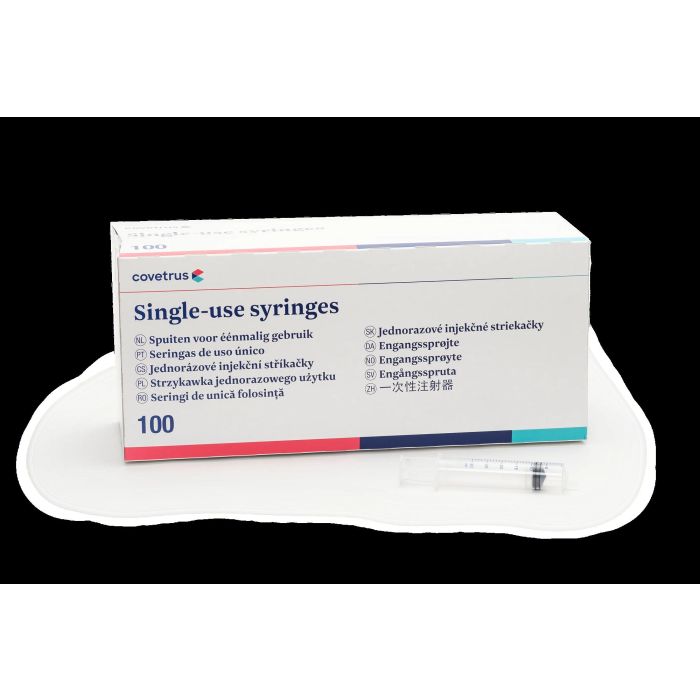 Covetrus Jeringa Desec 3 Cuerpos Cono Excéntrico 30 mL, 50 Unidades