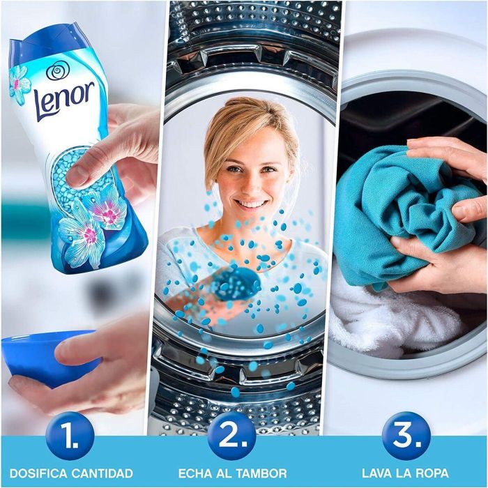 Lenor UNSTOPPABLES Suavizante Ropa Perlas Perfume April Fresh 195 g 4