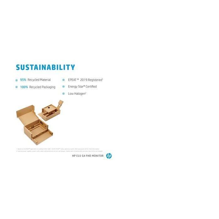 HP E22 G4 FHD Monitor 12