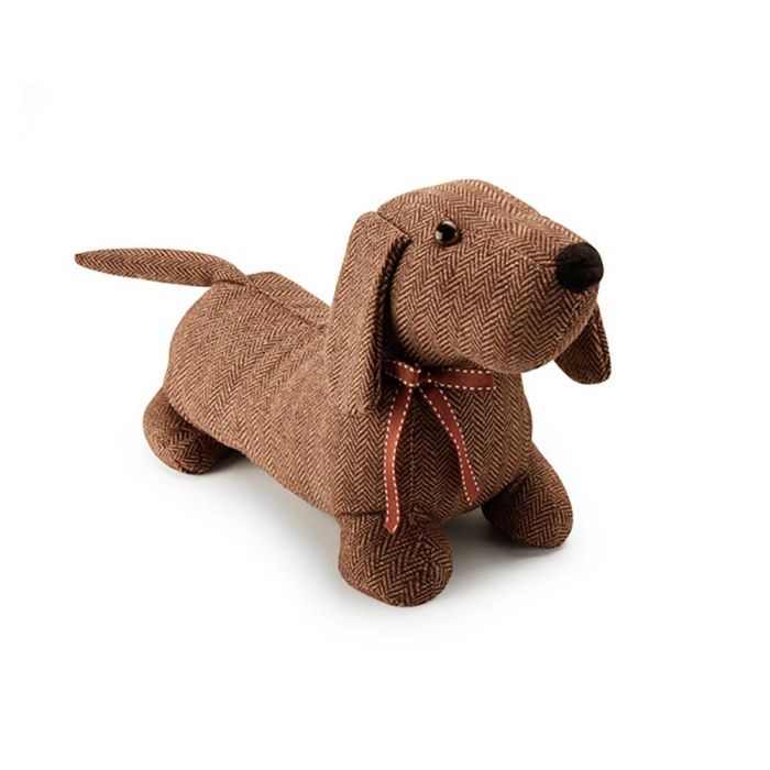 Inofix Tope textil sujetapuertas perro marrón, tejido de poliéster, previene portazos, decorativo 20x40x10cm 0 Inofix Tope textil sujetapuertas perro marrón, tejido de poliéster, previene portazos, decorativo 20x40x10cm 0
