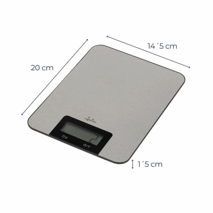 Báscula de Cocina JATA HBAL1211 5 kg Acero 1 Báscula de Cocina JATA HBAL1211 5 kg Acero 1