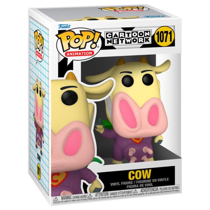 Funko Pop Super Vaca - Cow & Chicken Cartoon Network - Figura de Vinilo 9cm 1 Funko Pop Super Vaca - Cow & Chicken Cartoon Network - Figura de Vinilo 9cm 1