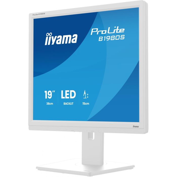 Iiyama ProLite B1980S-W1 Pantalla LED 19" 1280x1024 SVGA Blanco 10 Iiyama ProLite B1980S-W1 Pantalla LED 19" 1280x1024 SVGA Blanco 10
