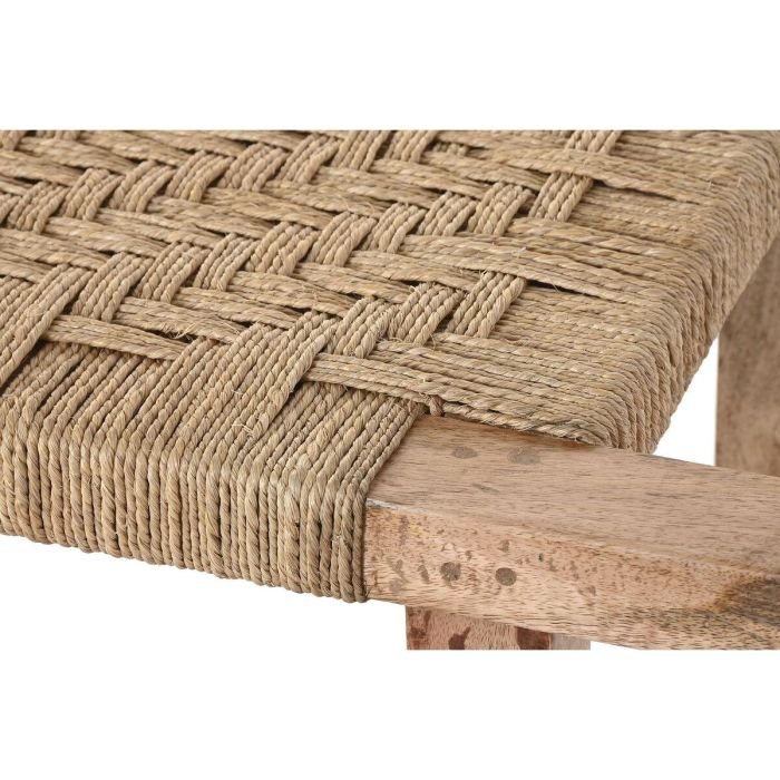 DKD Home Decor Descalzadora Balines de Madera de Mango y Cuerda Natural. Banqueta Colección Bali1 127 x 41 x 47 cm (Ancho x Fondo x Alto) 2 DKD Home Decor Descalzadora Balines de Madera de Mango y Cuerda Natural. Banqueta Colección Bali1 127 x 41 x 47 cm (Ancho x Fondo x Alto) 2