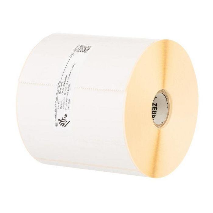 Zebra Z-Perform 1000D - Etiquetas Térmicas Directas, Papel sin Recubrimiento, Adhesivo Permanente, 102 x 152mm, Core 25mm