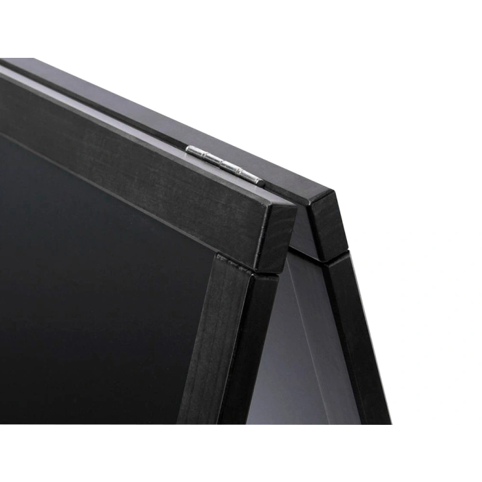 Liderpapel Pizarra Negra Caballete Doble Cara Madera para Rotulador Tiza 55x85 cm 2