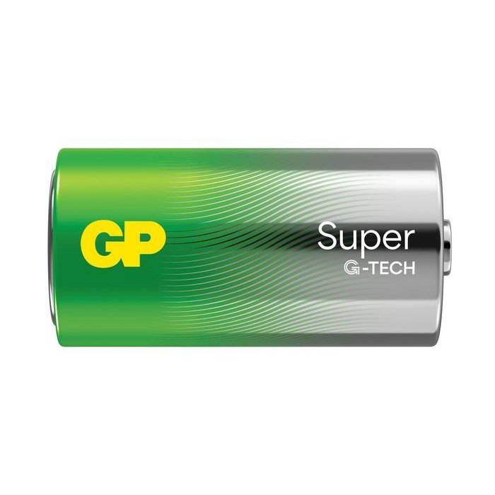GP GP Super Alkaline C-battery, 14A/LR14, 2-pack 2 GP GP Super Alkaline C-battery, 14A/LR14, 2-pack 2