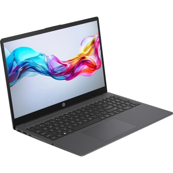Portátil HP 15-fd0160nf - Windows 11 - Pantalla FHD de 15,6" - Procesador Intel N100 - 8 GB de RAM - Almacenamiento SSD de 512 GB - Distribución AZERTY 1