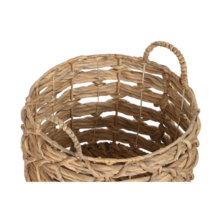 Cesta Mediterraneo DKD Home Decor Natural 44 x 38 x 44 cm Set de 3 2